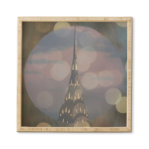 Maybe Sparrow Photography Window To The Chrysler Framed Wall Art