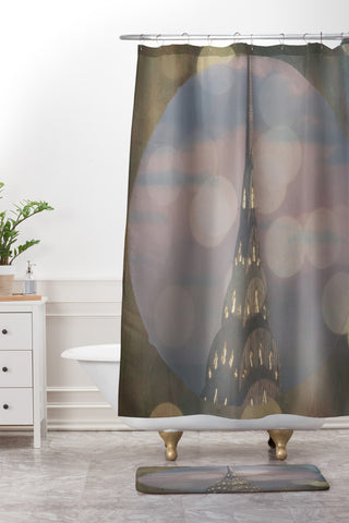 Maybe Sparrow Photography Window To The Chrysler Shower Curtain And Mat