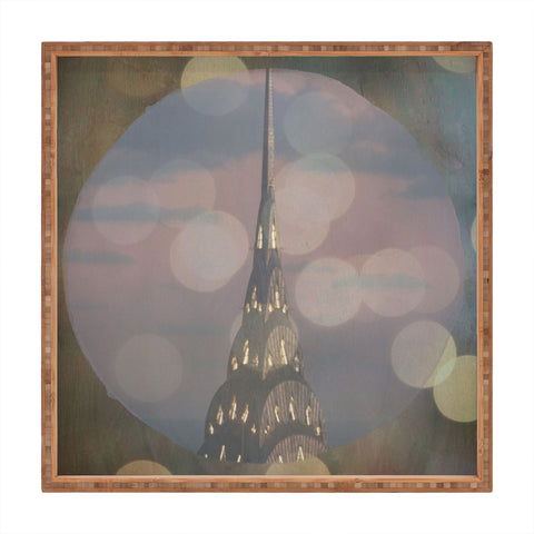 Maybe Sparrow Photography Window To The Chrysler Square Tray