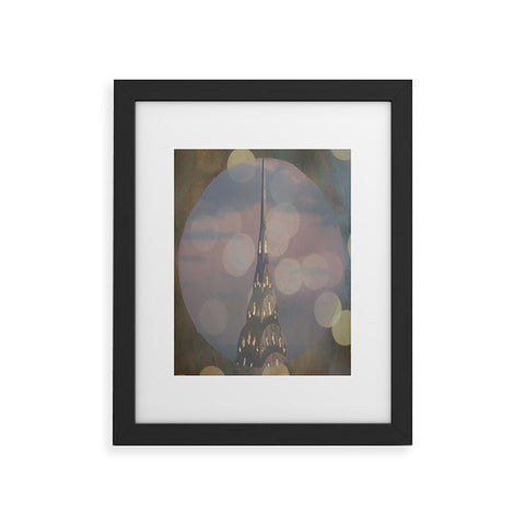 Maybe Sparrow Photography Window To The Chrysler Framed Art Print