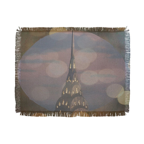 Maybe Sparrow Photography Window To The Chrysler Throw Blanket