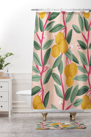 Megan Galante Arancia Shower Curtain And Mat