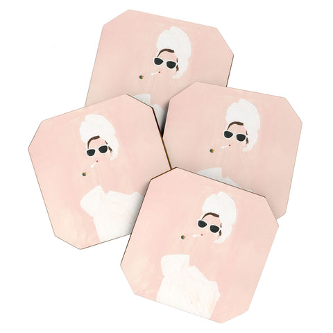 Megan Galante Beauty routine Coaster Set