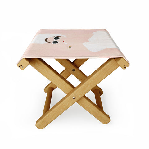 Megan Galante Beauty routine Folding Stool