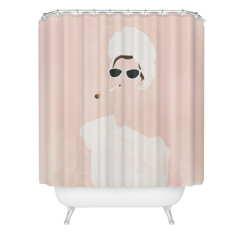 Megan Galante Beauty routine Shower Curtain