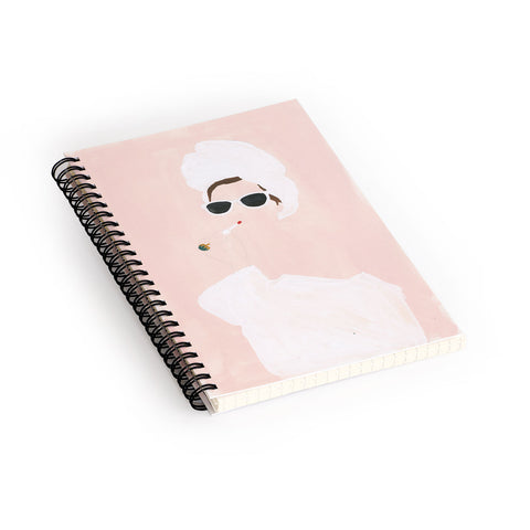 Megan Galante Beauty routine Spiral Notebook
