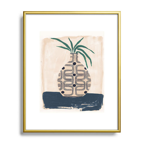 Megan Galante Beverley Vase Metal Framed Art Print
