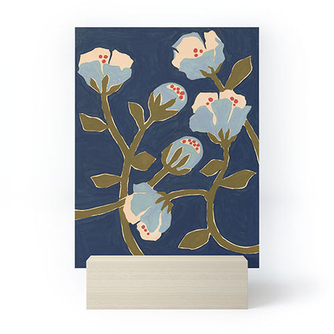Megan Galante Blue Perennial Mini Art Print