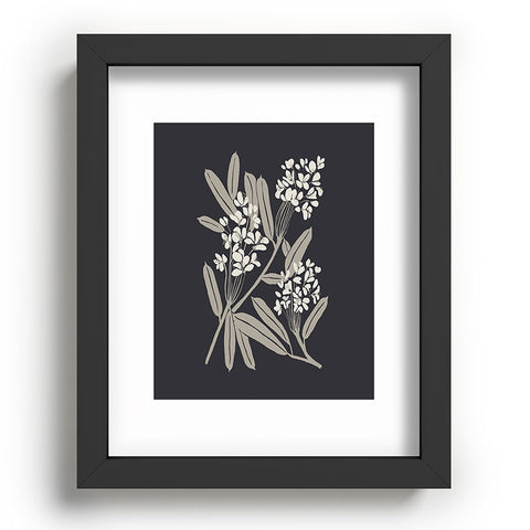 Megan Galante Boho Botanica Black Recessed Framing Rectangle