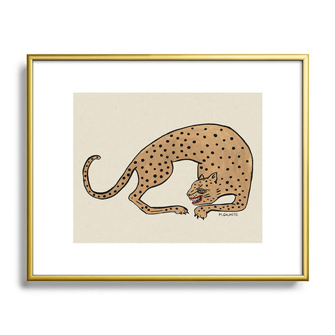 Megan Galante Cheetah Metal Framed Art Print