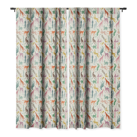 Megan Galante Cheetah Poster Blackout Window Curtain