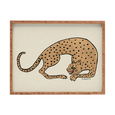 Megan Galante Cheetah Rectangular Tray