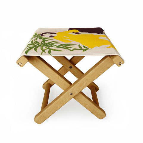 Megan Galante Citrine Dream Folding Stool