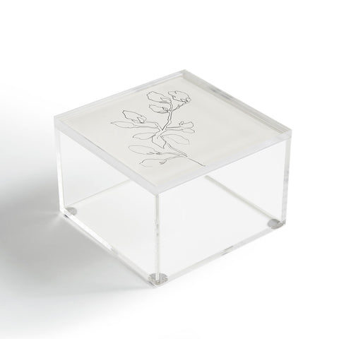 Megan Galante Floral Study No 3 Acrylic Box