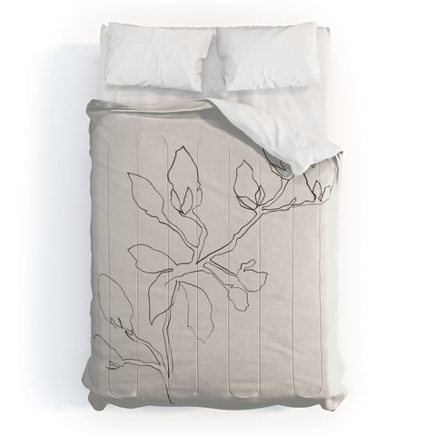 Megan Galante Floral Study No 3 Comforter