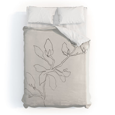 Megan Galante Floral Study No 3 Duvet Cover
