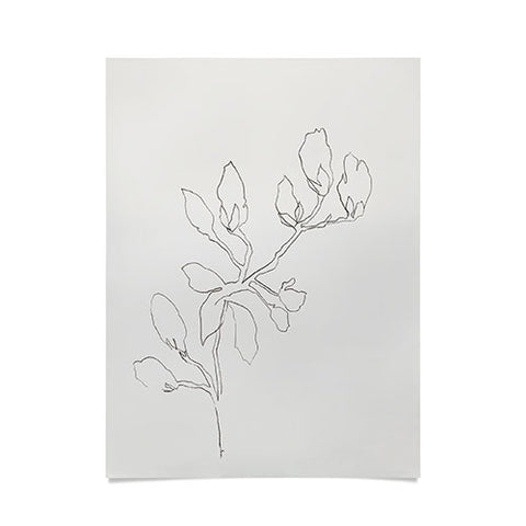Megan Galante Floral Study No 3 Poster