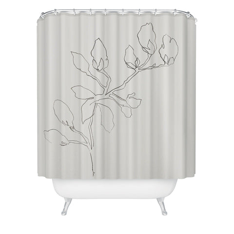 Megan Galante Floral Study No 3 Shower Curtain