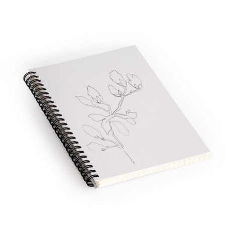 Megan Galante Floral Study No 3 Spiral Notebook