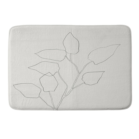 Megan Galante Floral Study no 5 Memory Foam Bath Mat