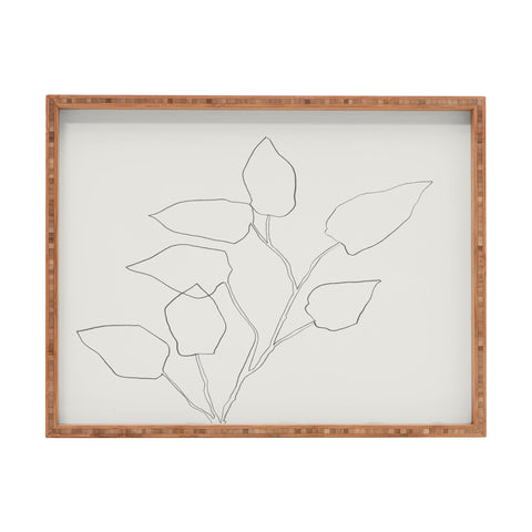 Megan Galante Floral Study no 5 Rectangular Tray