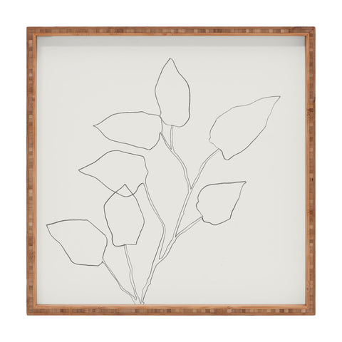 Megan Galante Floral Study no 5 Square Tray