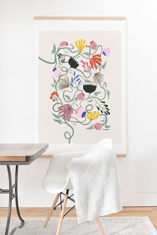 Megan Galante Frances Floral Art Print And Hanger
