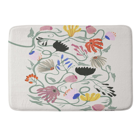 Megan Galante Frances Floral Memory Foam Bath Mat