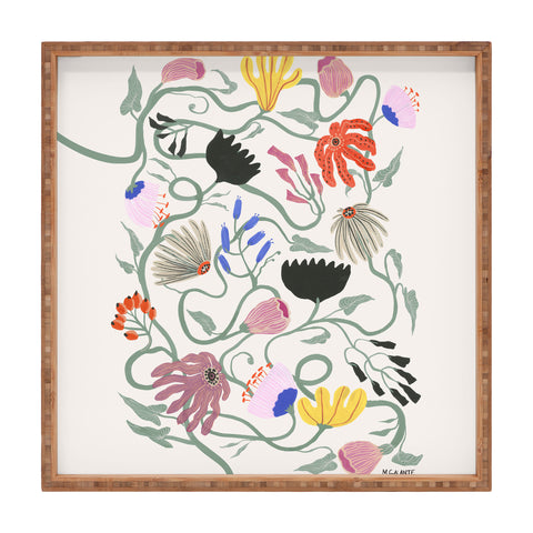Megan Galante Frances Floral Square Tray