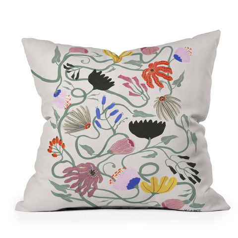 Megan Galante Frances Floral Throw Pillow