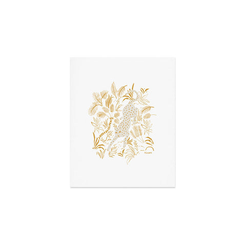 Megan Galante Golden Cheetah Art Print