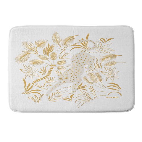 Megan Galante Golden Cheetah Memory Foam Bath Mat
