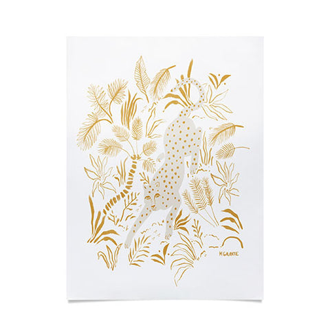 Megan Galante Golden Cheetah Poster