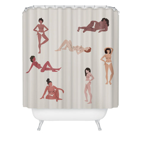 Megan Galante Hey Ladies Shower Curtain