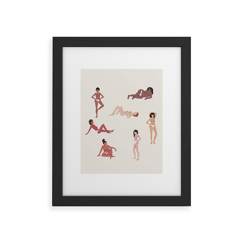Megan Galante Hey Ladies Framed Art Print