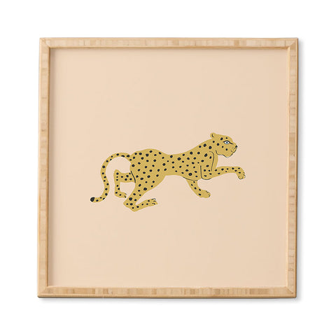 Megan Galante le gupard Framed Wall Art