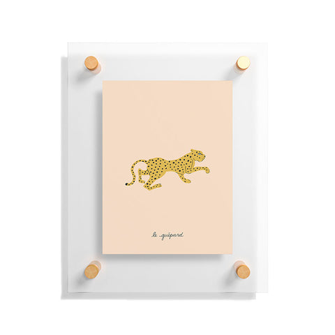 Megan Galante le gupard Floating Acrylic Print