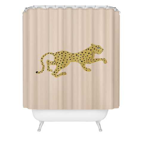 Megan Galante le gupard Shower Curtain