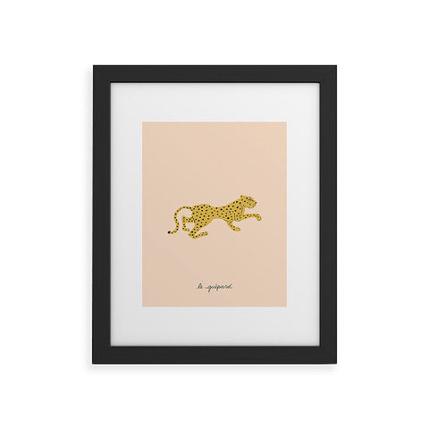 Megan Galante le gupard Framed Art Print