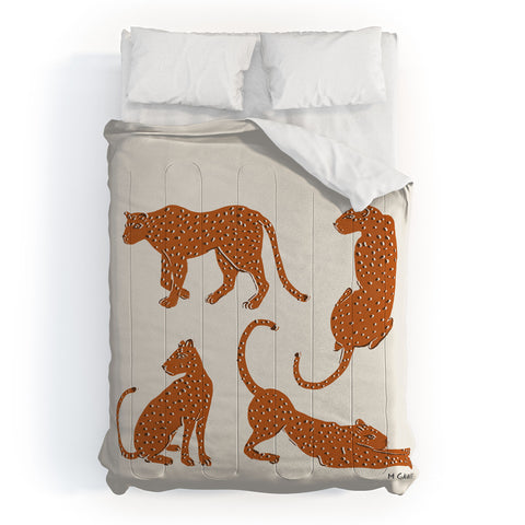Megan Galante Leopard Block Party Comforter