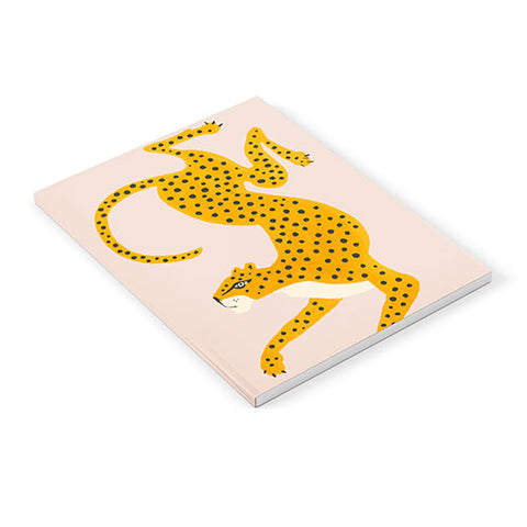 Megan Galante Leopard Race pink Notebook