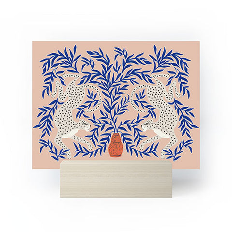 Megan Galante Leopard Vase Mini Art Print