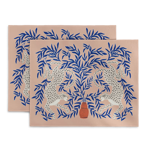 Megan Galante Leopard Vase Placemat