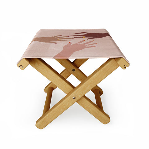 Megan Galante Love Is A Superpower Folding Stool