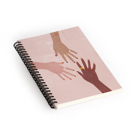 Megan Galante Love Is A Superpower Spiral Notebook