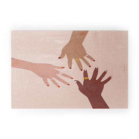 Megan Galante Love Is A Superpower Welcome Mat