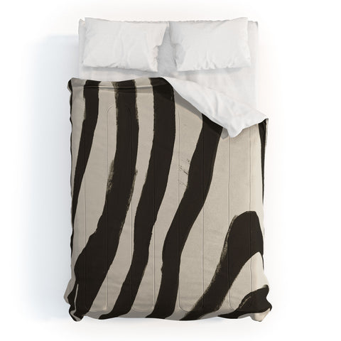 Megan Galante Painted Zebra Comforter
