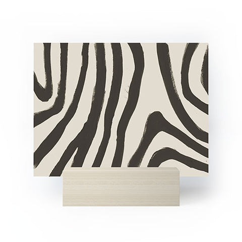 Megan Galante Painted Zebra Mini Art Print