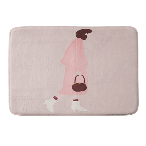 Megan Galante Peppermint 1 Memory Foam Bath Mat