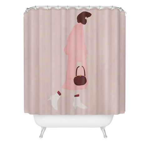 Megan Galante Peppermint 1 Shower Curtain
